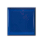 TACO KANTU VIDRIO AZUL BRILLANTE 50X50X8